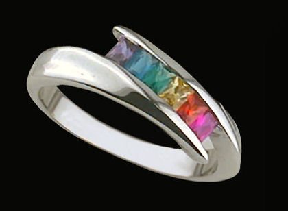 Lds CZ Sterling Silver Ring #4272