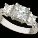 Lds CZ Sterling Silver Ring #4261