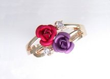Ladies Cubic Zirconia Fashion Ring #606