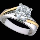 5pcs Elegant Copper Inlaid Cubic Zirconia Fashion Simple Chic Rings Set