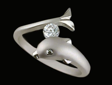 Lds CZ Sterling Silver Ring #4317