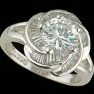 Lds CZ Sterling Silver Ring #4245 Lds CZ Sterling Silver Ring #4245