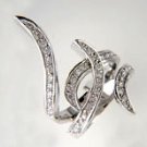 Ladies Cubic Zirconia Fashion Ring #609