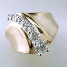 Ladies Cubic Zirconia Fashion Ring #677