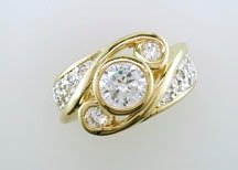 Ladies Cubic Zirconia Fashion Ring #674