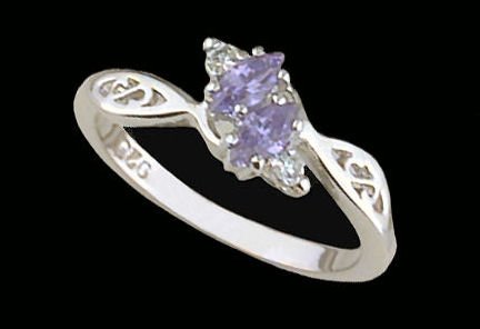 Lds Sterling Silver Ring #4186