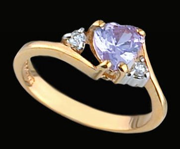 Ladies Cubic Zirconia Fashion Ring #220