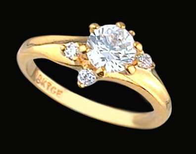 Ladies Cubic Zirconia Fashion Ring #338