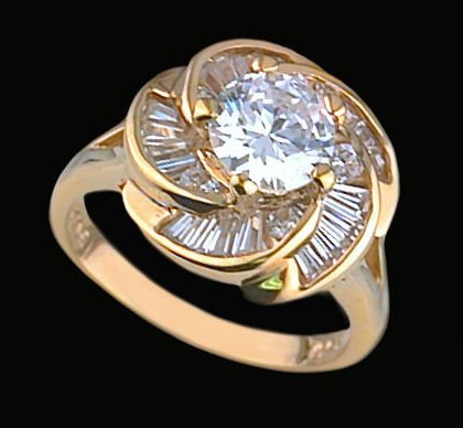 Ladies Cubic Zirconia Fashion Ring #347