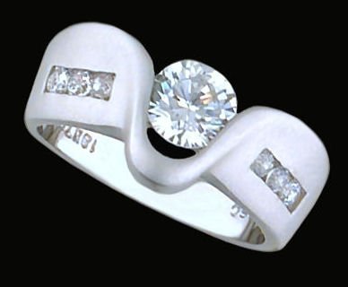 Ladies Cubic Zirconia Fashion Ring #369