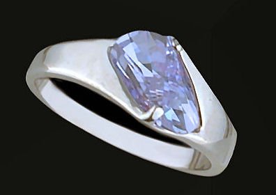 Ladies Cubic Zirconia Fashion Ring #412