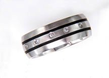Gentleman's Stainless Steel Fashion Ring #2291