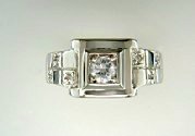 Gentleman's Cubic Zirconia Fashion Ring #2288