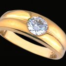 Gentleman's Cubic Zirconia Fashion Ring #2235