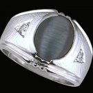 Gentleman's Black Cat's Eye Fashion Ring #2244 Gentleman's Black Cat's Eye Fashion Ring #2244