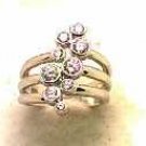 Ladies Cubic Zirconia Fashion Ring #508