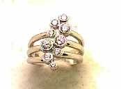 Ladies Cubic Zirconia Fashion Ring #508