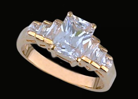Lds Cubic Zirconia Fashion Ring #453