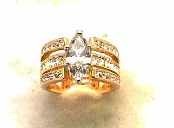 Lds Cubic Zirconia Fashion Ring #495