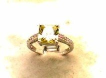 Lds Cubic Zirconia Fashion Ring #533