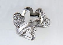 Lds Cubic Zirconia Fashion Ring #610