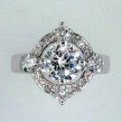Lds Cubic Zirconia Fashion Ring #628