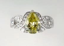 Lds Cubic Zirconia Fashion Ring #629