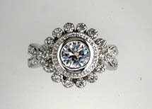 Lds Cubic Zirconia Fashion Ring #635