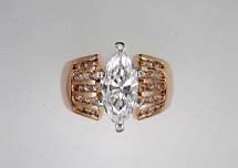 Lds Cubic Zirconia Fashion Ring #643