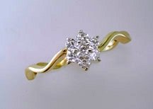 Lds Cubic Zirconia Fashion Ring #679
