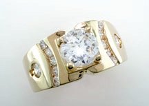 Lds Cubic Zirconia Fashion Ring #694