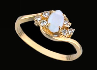 Lds Cubic Zirconia Fashion Ring #1438