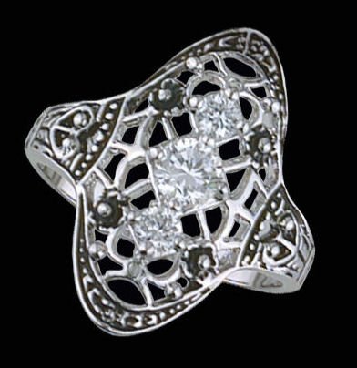 Lds Sterling Silver Ring #4153