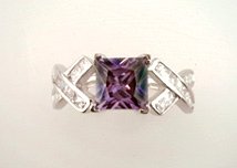Lds Sterling Silver Ring #4436