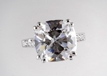Lds Sterling Silver Ring #4444