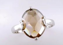 Lds Sterling Silver Ring #4445