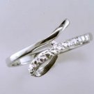 Lds Sterling Silver Ring #4446