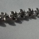 CZ Plumeria Tennis Bracelet #7631