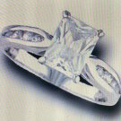 Lds CZ Sterling Silver Ring #4406