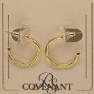 Gold Twist Hoops #8235