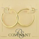Round Gold Hoops #7927