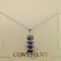 Ladies Fashuon Amethyst Bar Pendant #7622
