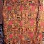  Red & Earth TonesGuatemalan Patchwork Quilts queen size