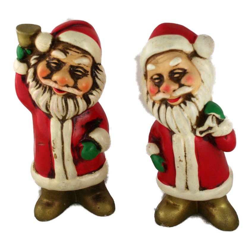 folk art santa figurines