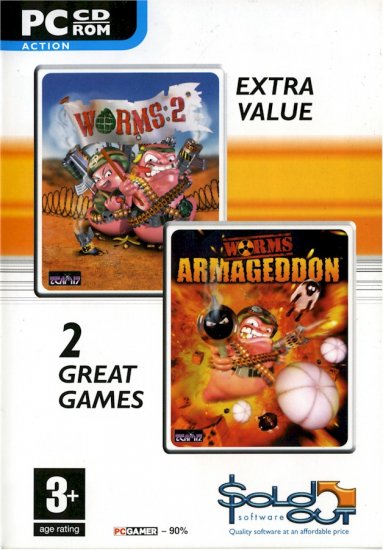 WORMS 2 AND WORMS ARMAGEDDON (2 GAME PK)