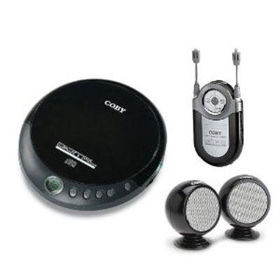 Coby Electronics Personal CD player w Mini Spkr