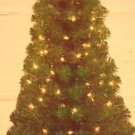 4 FT PRE-LIT ARTIFICIAL GREEN CHRISTMAS TREE W/STAND