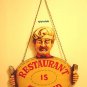 "RESTAURANT IS CLOSED" DOOR/CATERING STORE/BAR SIGN