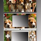 Beagle puppy family cute dog game Skin for Nintendo DSi
