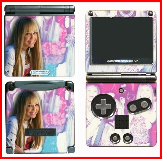 NEW Hannah Montana Miley Cyrus Skin #8 Gameboy GBA SP